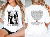 Don't Be A Lady Be A Legend 2 Sides Shirt, Stevie Nicks Shirt