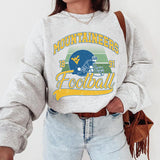 19. West Virginia Mountaineers Vintage NCAA Sweatshirt, University Sports Fan Apparel, Classic Crewneck Gifts