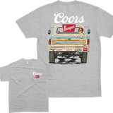Coors Banquet Beer T-shirt Classic Pickup Truck, For Him Streetwear Style001