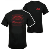 Budweiser Can Label Unisex Blend Heavy T-shirt - 2 Side - Unisex Design - Size Range For Everyone - Versatile Unisex Wear  - Choose Your Hue Style001