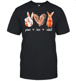 Diamond Peace Love And Rabbit shirt_1