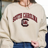 17. South Carolina Gamecocks NCAA Vintage Sweatshirt, University of South Carolina Fan Gear, Classic Casual Apparel
