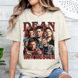 Dean TShirt, Winchester T Shirt, Gift For Woman and Man Unisex T-Shirt Sweatshirt Hoodie Casual Cotton Fabric Fashion Top Womenswear
