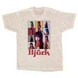 Bjork t shirt 90s white short sleeve tee classic Unisex Men Women, Bjork vintage shirt, Band Tour Tee, concert tour music, vintage music shirt