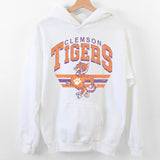 Clemson Tigers Vintage NCAA Sweatshirt, University Football Shirt, Classic Gift for Fans, Cotton, T-Shirt, Unisex Style, Modern Comfort Collection Style001