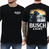 Busch Light Dog Men Limited T-shirt 2 Sides, Gift For Men, Love, Athletic, Casual Classic Cotton, Menswear Style001
