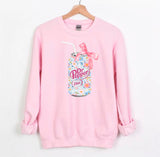 Blue Floral diet dr pepper Soda Can Sweatshirt, Diet Dr Pepper Shirt,  Coquette Soda Sweatshirt, Coquette Bow Sweater, Popular Coquette Sweatshirt, Co