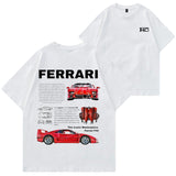 Classic Ferrari F40 T-shirt, Hoodie, Sweater, Car Enthusiast Shirt, Car Clothing, Unisex Style001
