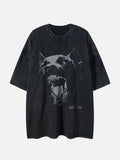 Aelfric Eden Cerberus Graphic Washed Tee, Vintage Retro T-shirt, Dogg Tee, Pet Sweater Sweatshirt, Hoodie, Comfort Colors