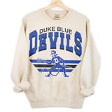 10. Duke Blue Devils Vintage NCAA Sweatshirt, University Sports Gear, Hoodie with Classic Football Team Design for Fans