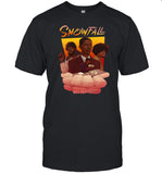 Duro_Arts Snowfall Brick By Brick Shirt