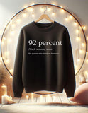 92 Percent Black Women Tshirt - Sweatshirt - Hoodie, 92% Empowerment Shirt, The Queens Who Stood On Business Shirt, Womenswear Cotton Tops