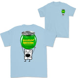 Doodlebob Buzzball 2 Sided T-Shirt, Funny Drinking T-Shirt, Summer T-Shirt, Full Color T-Shirt, Unisex T-Shirt, For Men, For Women, Gift For All Mensw