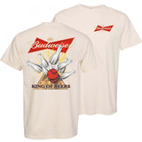Budweiser Bowling Ghost Strike Beer Unisex T-shirt For Men - For Women, Budweiser Beer Shirt, Halloween Cute Ghost, Beer LoverClassic Cotton Shirt Style001
