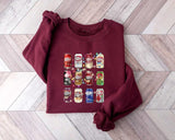 Dr Pepper Sweatshirt, Christmas Dr Pepper Shirt, Gift for Soda Lover, Dr Pepper bottles, Trendy Funny Sweatshirt for Christmas