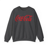 Coca Cola Sweatshirt, Perfect Soda Lover Gift Idea classic soda Sweatshirt, fall crew neck Crewneck Fabric Sweaters Cotton Tops