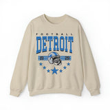 Detroit Football Sweatshirt, Vintage Style Detroit Football shirt, Game Day Pullover, Sunday Football
