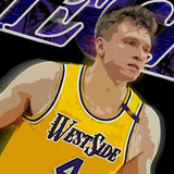 Dalton Knecht Graphic Tee Westside Knecht 4 Basketball Los Angeles T-Shirt Style001