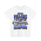 2024 World Series Champion Dodgerrr, Casual Sport Shirt Trendy Fan Gear Perfect Gift for Baseball Fans, Short Sleeve Summer Fashion Hip Hop Streetwear Style, Y2k 2000 Shirt, Gift Idea