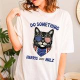 Do Something Shirt, Kamala Harris 2024 Shirt, Vote Presidential Election, Democratic National Convention 2024 Madam President Tee Top Womenswear
