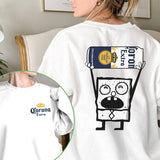 Corona Extra Drink Shirt, Doodlebob Character Movie Tshirt, Beer, Drinking Lover, Funny Shirt