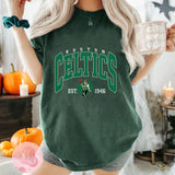 Adult Boston Basketball Shirt Comfort Colors Unisex Tee Celtics slam Cotton Menswear Sweatshirt, Hoodie, Comfort Colors Sweatshirt T-Shirt