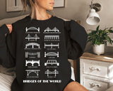 Best Bridges Shirt, Bridges of the World, Smallest Bridge Song Lyrics, Graphic Tee
