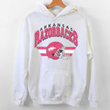 24. Arkansas Razorbacks Vintage NCAA Sweatshirt, University of Arkansas Sports Fan Apparel, Classic Pullover Gear