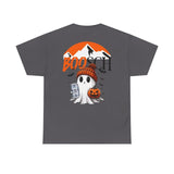 Boosch Light Unisex Heavy Cotton Tee - Busch Light Shirt - Halloween Shirt - Fall - Ghost Shirt - Bats - Boo - 2 Sided T Shirt - Gift for Men and Wome