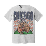 Chicago City Football Graphic T-Shirt - Limited Edition, Chicago Football Shirt, American Football Merch, Perfect for Fans of Chicago Menswear Top