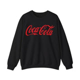 Coca Cola Sweatshirt, Perfect Soda Lover Gift Idea classic soda Sweatshirt, fall crew neck Crewneck Fabric Sweaters Cotton Tops