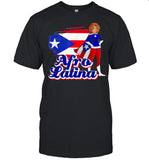 Afro Latina Puerto Rican Flag shirt_1