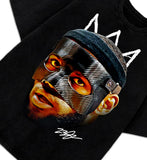 Bron James Mask Masked Bron Basketball Graphic Design King T-Shirt Crewneck Cotton Style001