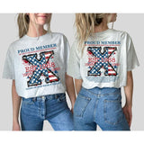 Custom Est.Year FAFO Flag X 1965-1980 GenX 2 Side Shirt, Generation GenX T-shirt, Proud Member The True FAFO Generation X Shirt Style001