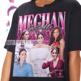 Bootleg Meghan Markle Vintage Meghan Markle Homage Fan Tees Meghan Markle Homage Retro Meghan Markle Graphic Retro 90S Shirt, Unisex Cotton Graphic Te