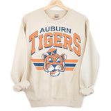 Auburn Tigers Vintage NCAA Sweatshirt, Unisex Auburn Football Shirt, Classic Sport Hoodie, Gifts for Football Fans, Cotton T-Shirt, Hoodie Sweatshirt