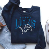 Detroit Vintage Sweatshirt -90s Vintage Detroit 1929 Football Sweatshirt, Lion T-Shirt, Detroit Sweatshirt, Lion Football Game Day Tshirt Football Fan