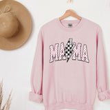 Checked Mama Crewneck Sweatshirt