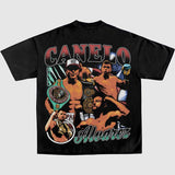 CANELO ALVAREZ TEE, Boxing T-shirt, Boxer Tee, Sports Shirt, Athletic Tee, Fitness Gift, Workout T-shirt Streetwear Crewneck Clothing Style001