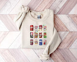 Dr Pepper Sweatshirt, Christmas Dr Pepper Shirt, Gift for Soda Lover, Dr Pepper bottles, Trendy Funny Sweatshirt for Christmas