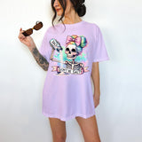 Don't Be Salty - T-Shirt, Cute Skeleton, Bright Graphic, Funny Apparel, Snarky, Gift Idea, Relaxed Fit, Casual Apparel, Cute Top, Great with Jeans, Al