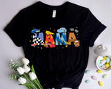 Cartoon Cars Mama Shirt, Lightning McQueenn Tow Mater Mommy Shirt, Mom T-Shirt, Mother's Day Shirt, Holiday Momma Shirt Unique Casual Design Sweatshir