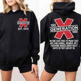 (HOODIE) Gen X customized proud member Hoodie, Customize Gen X TShirt Raised On Hose Water And Neglect T-Shirt - Vintage Inspired Funny Saying Sarcasm Quotes Shirt - Fit, Casual