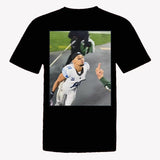 Detroit Football Amon-Ra St Brown Kiss Meme Unisex T-Shirt, Detroit Fan Tee, Funny Football Shirt, Gildan Full Size Color