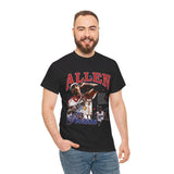 Allen Iverson Vintage T-shirt Heavy Cotton Tee Basketball Streetwear AI Allen Iverson Casual Classic Menswear Retro Top Comfy Day Graphic Smooth Tshirt Shortsleeve