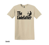 Coding Shirt, The Codefather Programmers T-shirt, Graphic for Software Engineers, Unique Unisex Tee, Engaging Coder Fashion Gift