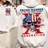 Customize Gen X Shirt New Version Raised On Hose Water And Neglect T-Shirt - Vintage Inspired Funny Saying Sarcasm Quotes Shirt - Fit, Casual