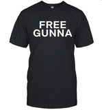 Chris Brown Wearing A Free Gunna Shirt