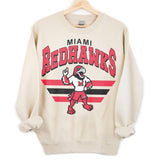 44. Miami RedHawks Vintage NCAA Football Sweatshirt, University Team Gear, Classic Apparel Gifts for Enthusiasts