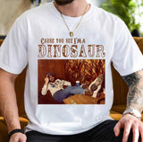 Dinosaur Hank Williams Jr. Bocephus Comfort Colors Western Southern Retro Boho Hippie Shirt Classic Outlaw Country Music Oversized Graphic